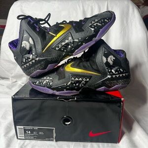 Size 14 lebron 11 “BHM”